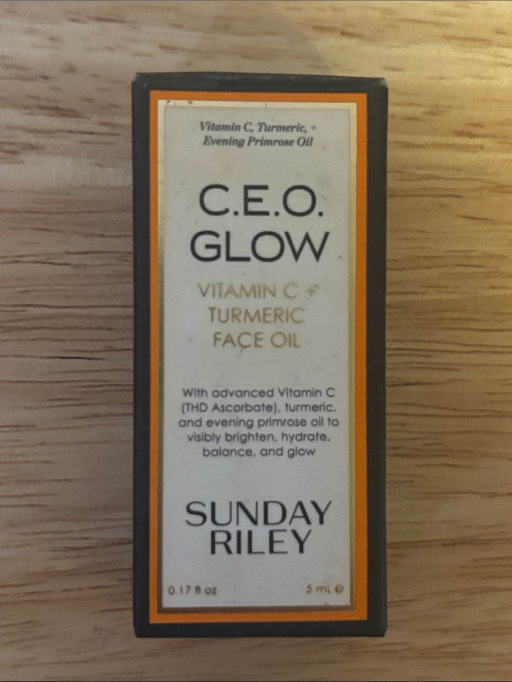 Sunday Riley C.E.O. Glow Vitamin C + Tumeric Facial Oil, Mini Size
